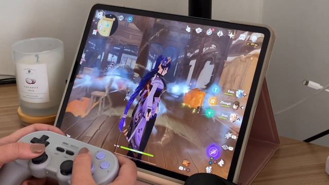 playing genshin on a cozy iPad pro setup | controller ASMR | chinese dub | of drink a-dreaming смотреть онлайн