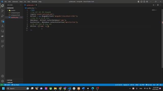 PHP WITH MONGODB UPDATE A DOCUMENT смотреть онлайн