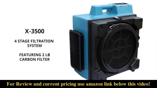 Review XPOWER X-2580 Commercial 4 Stage Filtration HEPA+ Activated Carbon Filter Purifier смотреть онлайн