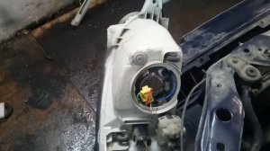 ланос  установка светодиодных линз h4