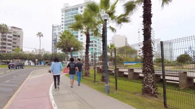 Miraflores Boardwalk | Lima City Walking Tour | May 2021【LIMA PERU 4K ??】 смотреть онлайн