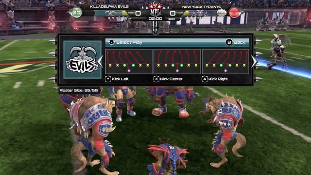 Nintendo Switch: Mutant Football League TV Mode Gameplay смотреть онлайн