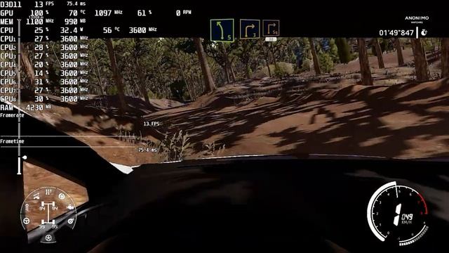 WRC 9 FIA World Rally Championship.FPS Test Nvidia GeForce GT 710 (INTEL Xeon E3 1270) смотреть онлайн