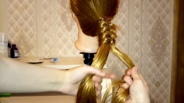 Урок 3.Красивая узловая коса. Необычная коса.Простая и оригинальная коса. смотреть онлайн
