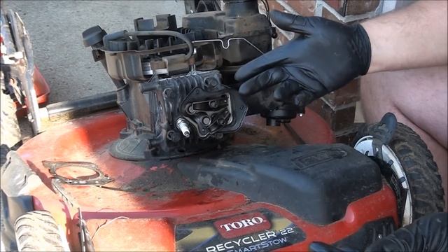 How to REPLACE a HEAD GASKET TORO Briggs & Stratton 7.25 163cc Engine Guaranteed to Start lawnmower смотреть онлайн