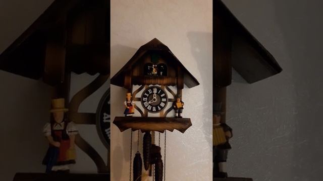 Часы настенные КУКУШКА Музыкальные W.Germany 1950-60 год. №17 смотреть онлайн