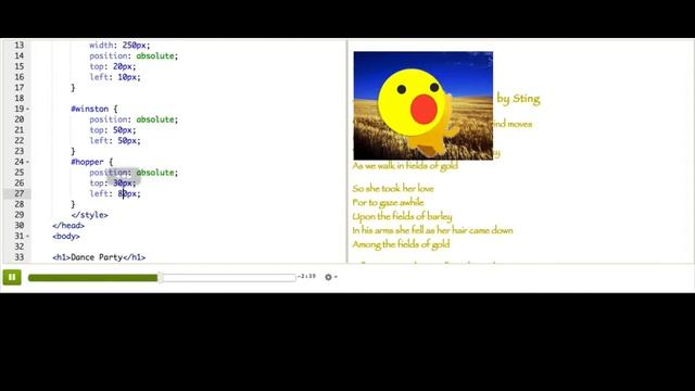 HTML5 and CSS3 Tutorial - CSS positioning Верстка смотреть онлайн
