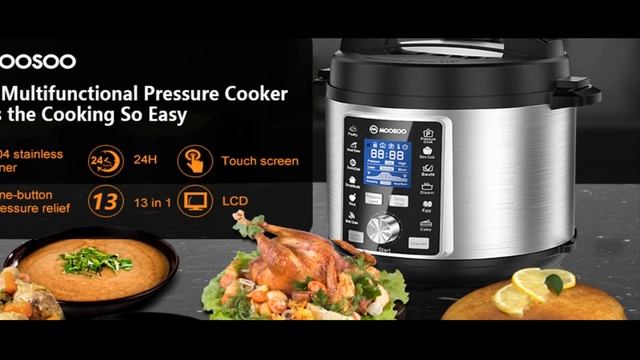 Olla Inteligente - Olla a Presión Eléctrica Resistente con Pantalla Táctil Digital смотреть онлайн