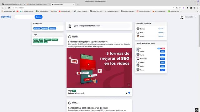 Red Social Proyecto Full Stack Symfony смотреть онлайн