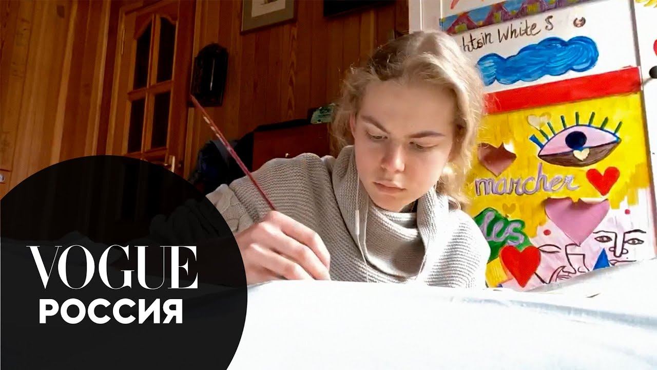 Модель Женя Макарова рассказывает, как она проводит время в самоизоляции | Дневники моделей смотреть онлайн