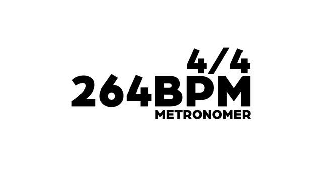 264 BPM Metronome смотреть онлайн