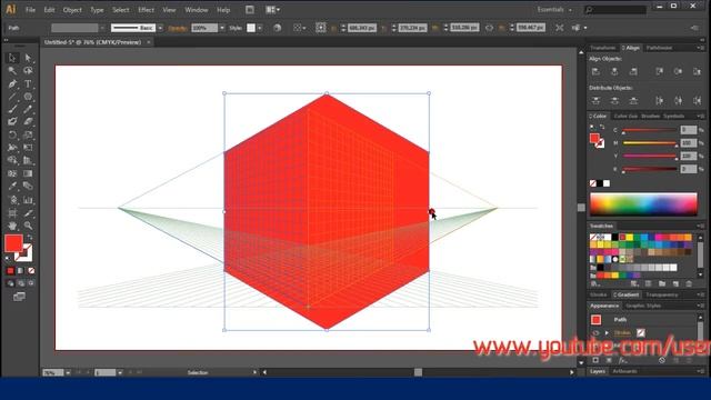 Illustrator Tutorial - How to hide perspective grid смотреть онлайн