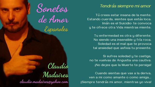 Siempre tendrás mi amor, Sonetos de Amor españoles 2021, Claudio Madaires смотреть онлайн