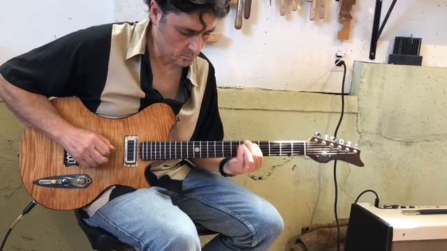 M-tone Guitars - Flight Risk 7 - jazz and blues demo смотреть онлайн