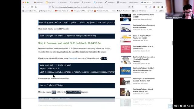 Charla virtual: GLPI y MBRS como aplicaciones para reserva de espacios смотреть онлайн