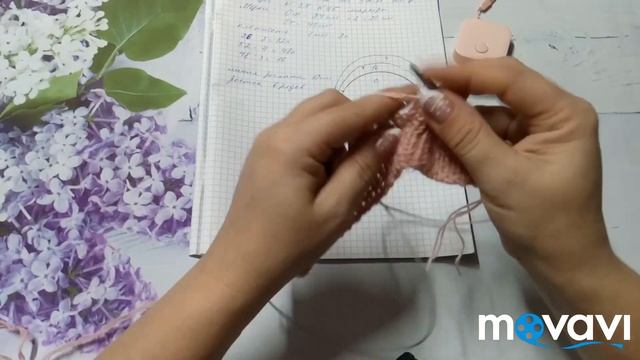 Детская кофточка спицами.Реглан сверху с ростком.3-6 мес 1 Часть смотреть онлайн