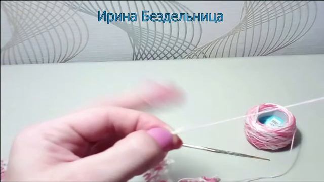 65. Фриволите. Как я привязываю нитку к кружеву. смотреть онлайн