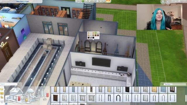 Twin Oracle Shopping Mall | The Sims 4 Base Game Build смотреть онлайн