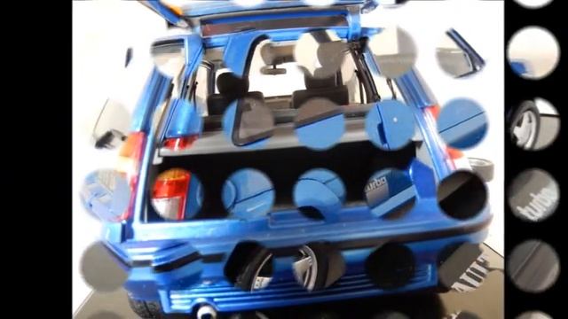 Custom made Renault 5GT Turbo Norev 1/18 scale diecast model смотреть онлайн