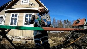 Покраска Столбов Забора в Два Слоя - Жизнь в Мегаполисе