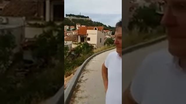 Шибеник, Хорватия, вид от крепости, 2016