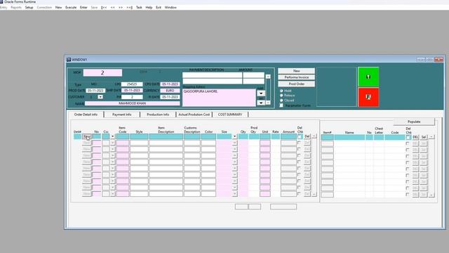 Oracubes, Oracle Sports & Garment ERP, Customer Order Feeding смотреть онлайн