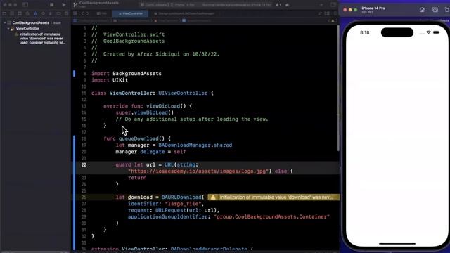 Meet the BackgroundAssets Framework (iOS 16.1) – New 2022 смотреть онлайн
