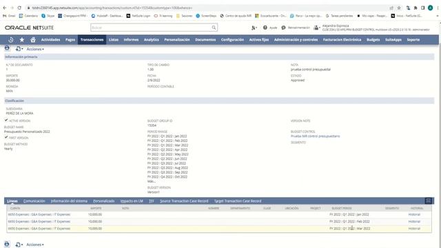 Demo Bundle Control Presupuestal - IMR Software Partner Provider Oracle NetSuite смотреть онлайн