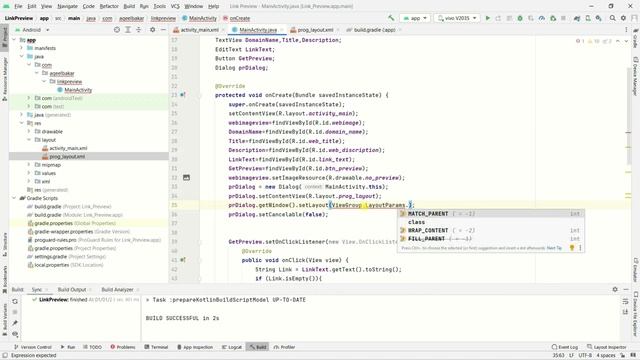 URL Link Preview Android Application Using Java Language Android Studio 2022 Urdu | Hindi смотреть онлайн