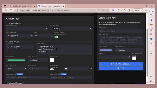 ♡ How to use the ticket bot (discord tutorial) смотреть онлайн
