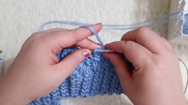 ШАПКА СПИЦАМИ. МАСТЕР КЛАСС.