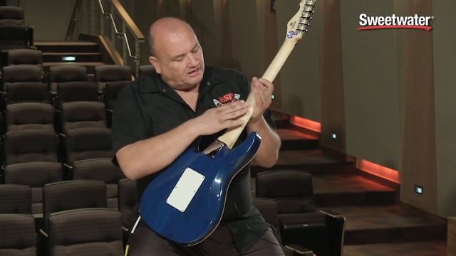 ESP E-II ST-1QM Electric Guitar Demo - Sweetwater Sound смотреть онлайн
