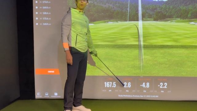 Trackman data explained - Swing Path and Club Face fixes- golf simulator Trackman- golf swing basic смотреть онлайн