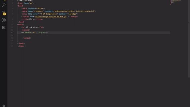 D3.js Nedir ? (Introduction to D3.js) смотреть онлайн