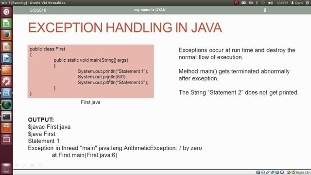 Exception Handling in Java | #2 | An Introduction to Exception in Java смотреть онлайн