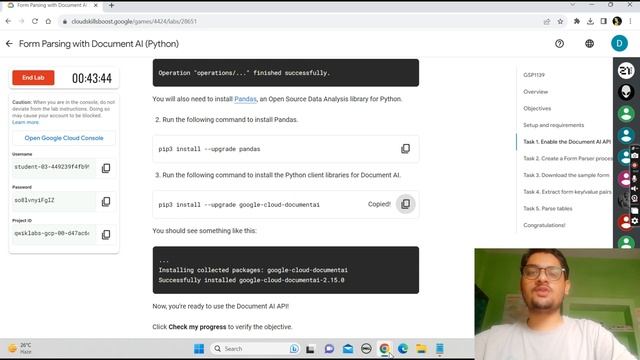 Form Parsing with Document AI (Python) || Lab Solution || Qwiklabs Arcade 2023 смотреть онлайн