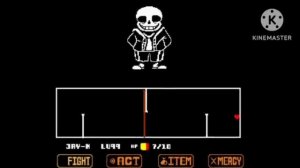 [Undertale:The Hackers End] Full phase1 VHS Sans fight Animation!