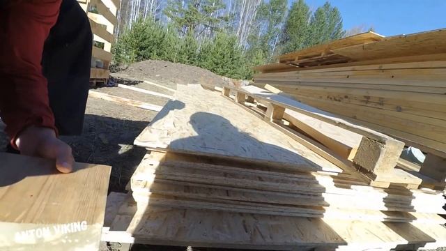 Начало большой Ашки. Кровля и пол на каркаснике. смотреть онлайн