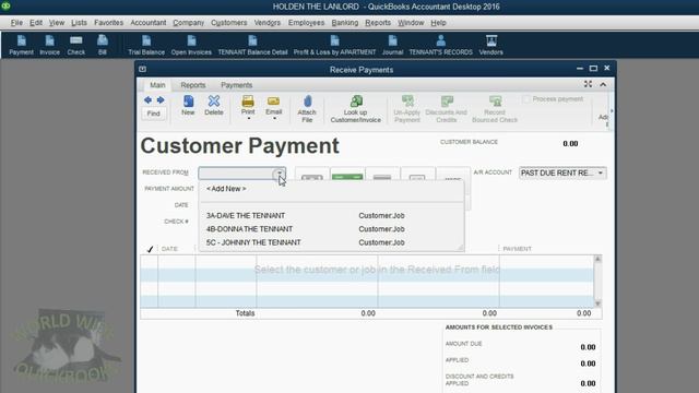 QUICKBOOKS FOR LANDLORDS - Adjusting the receivables account смотреть онлайн