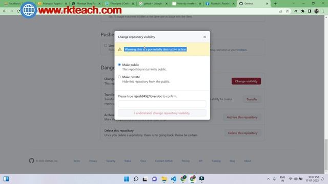 How to Change Github Repository From Public to Private смотреть онлайн