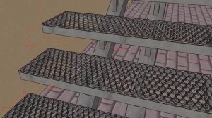 Лестница наружная накрытие ступени лист просечно - выяжной рабочий вариант