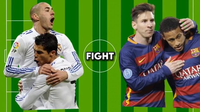 Ronaldo and Benzema vs Messi and Neymar ? смотреть онлайн