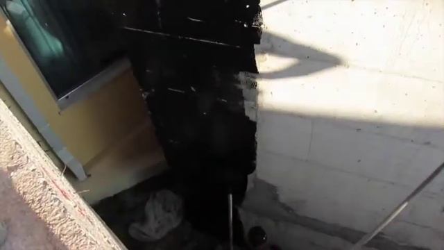 Прйевор-2, подготовка гидроизоляции стены 29.09.14