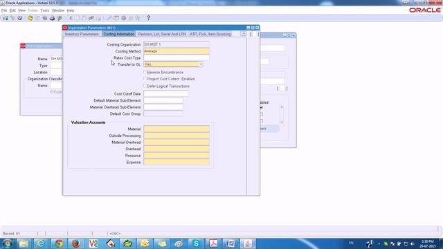 Oracle Inventory Part 5 (Inventory Organization) смотреть онлайн
