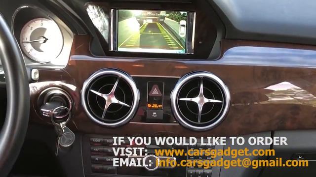 MERCEDES BENZ BACK UP CAMERA RETROFIT aftermarket rearview camera for GLK, CLA, E350, C250, ML смотреть онлайн