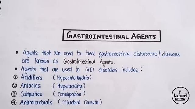 Acidifiers | Gastrointestinal Agents | Pharmaceutical Inorganic Chemistry | B Pharma 1st Semester смотреть онлайн