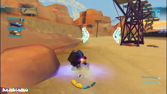 Tomber race at Canyon Run, Cars 2 The Video Game PC Gameplay 1080p HD смотреть онлайн