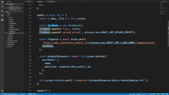 How to Upload Images in GraphQL with React and Cloudinary смотреть онлайн
