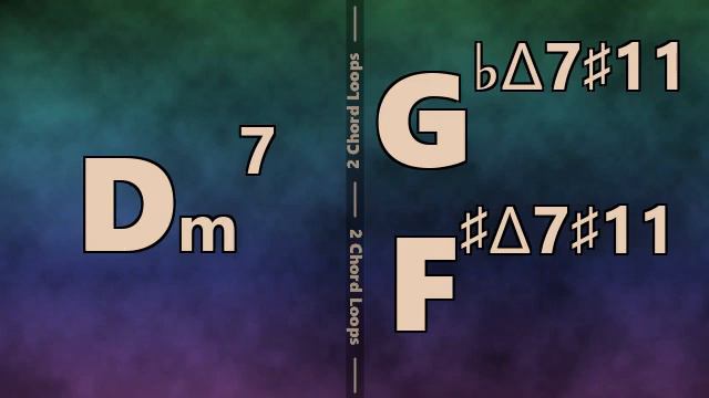 Dm7 to Gbmaj7#11 (F#maj7#11) Backing Track смотреть онлайн