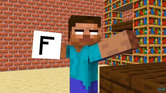Monster School : DRAWING CHALLENGE 2 - Minecraft Animation смотреть онлайн
